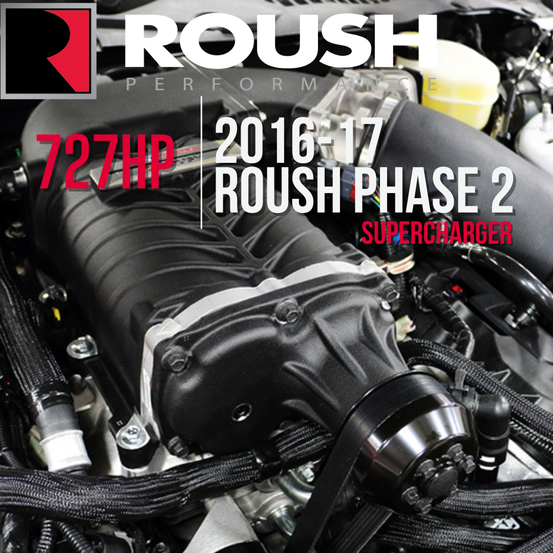 ROUSH 2015-17 5.0L V8 Phase 2 Supercharger 727hp Kit